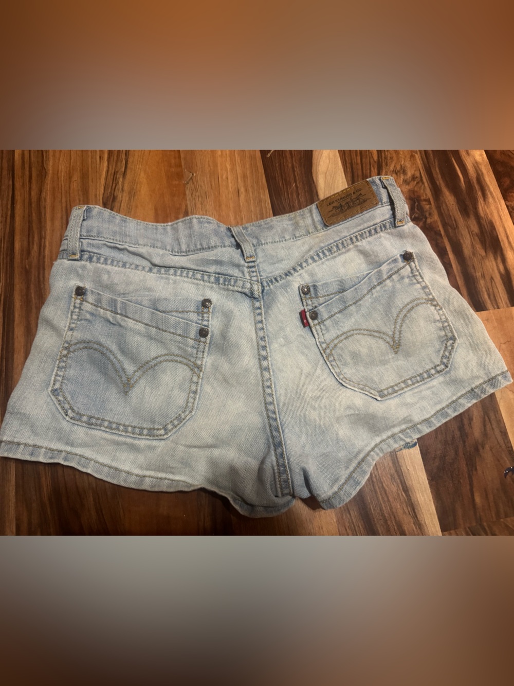 Levi's Light Blue Denim Shorts
